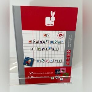 Janod My Magneti'Book Alphabet Rocket Puzzle